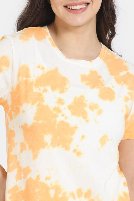 Zivame Dreamverse Knit Cotton Lifewear Top - Pale Banana — image 5